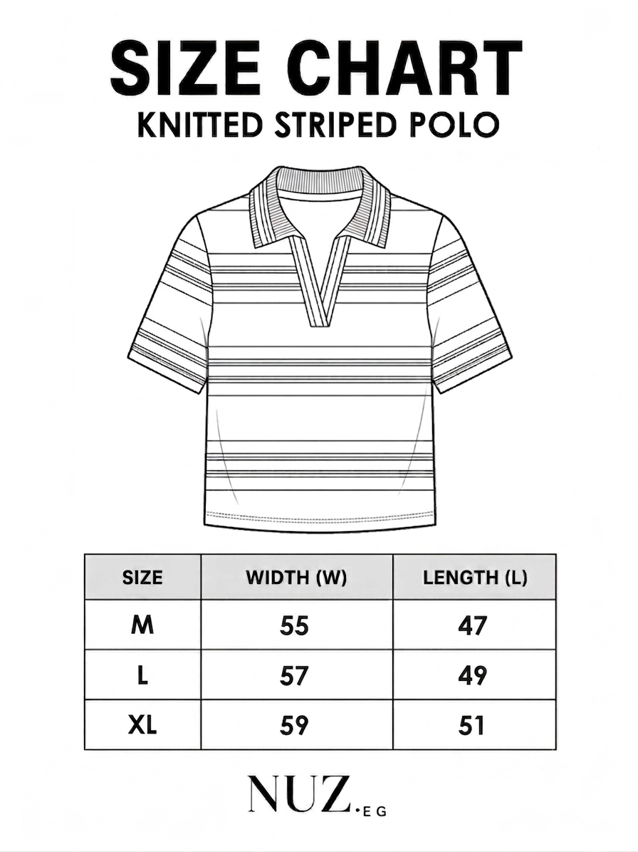 STRIPE KNIT POLO BABY BLUE