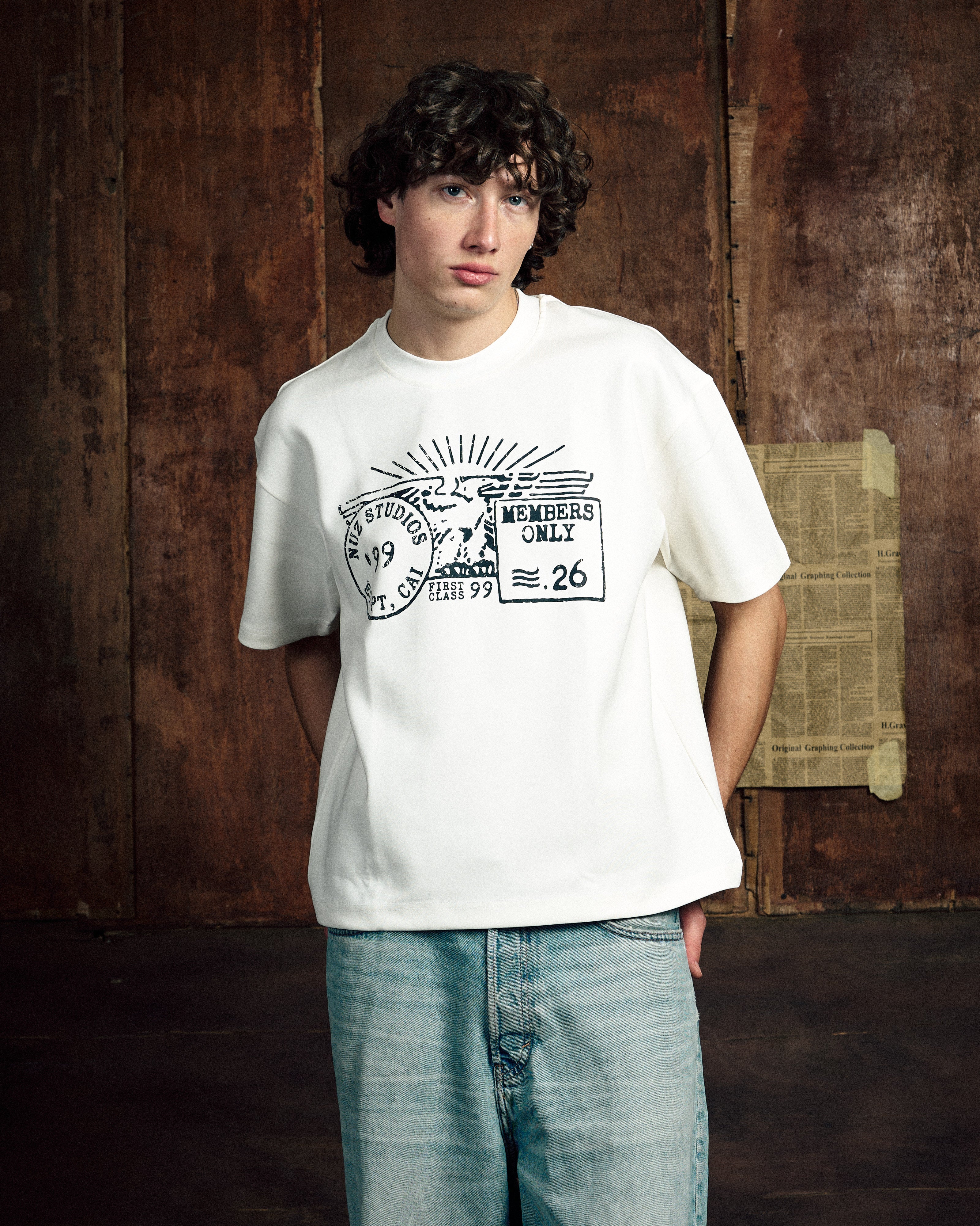 White Studio 99 Tee