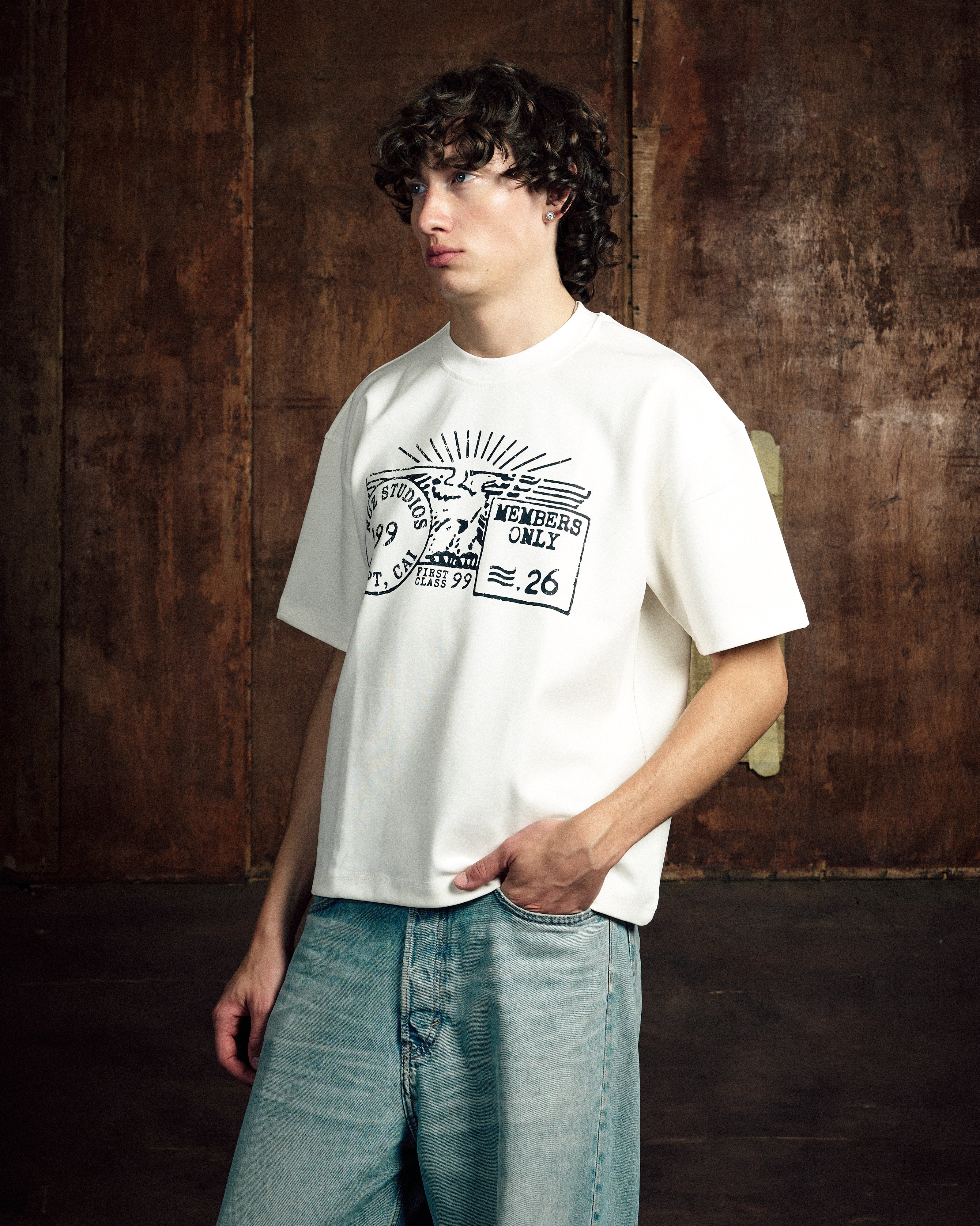 White Studio 99 Tee