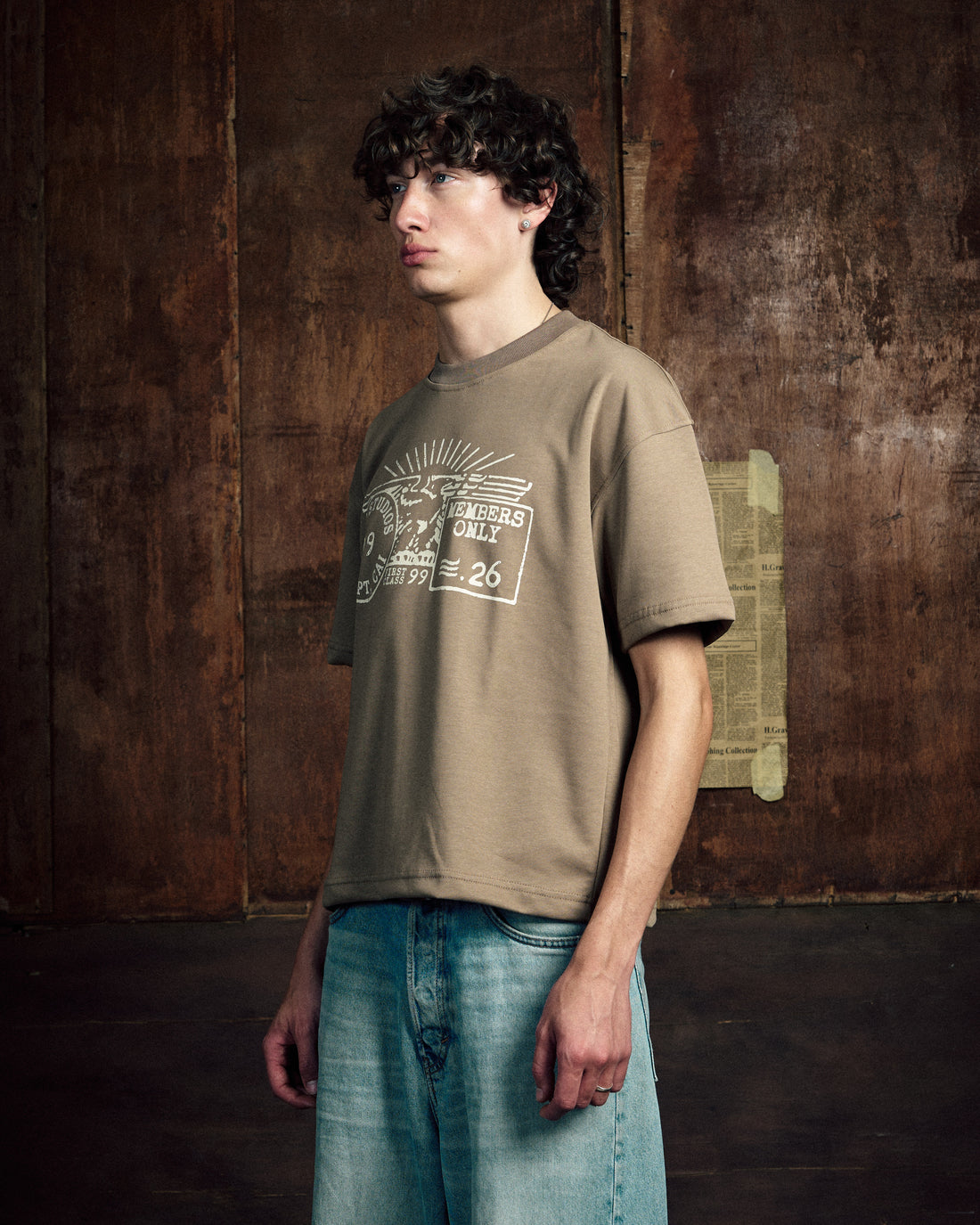 Brown Studio 99 Tee
