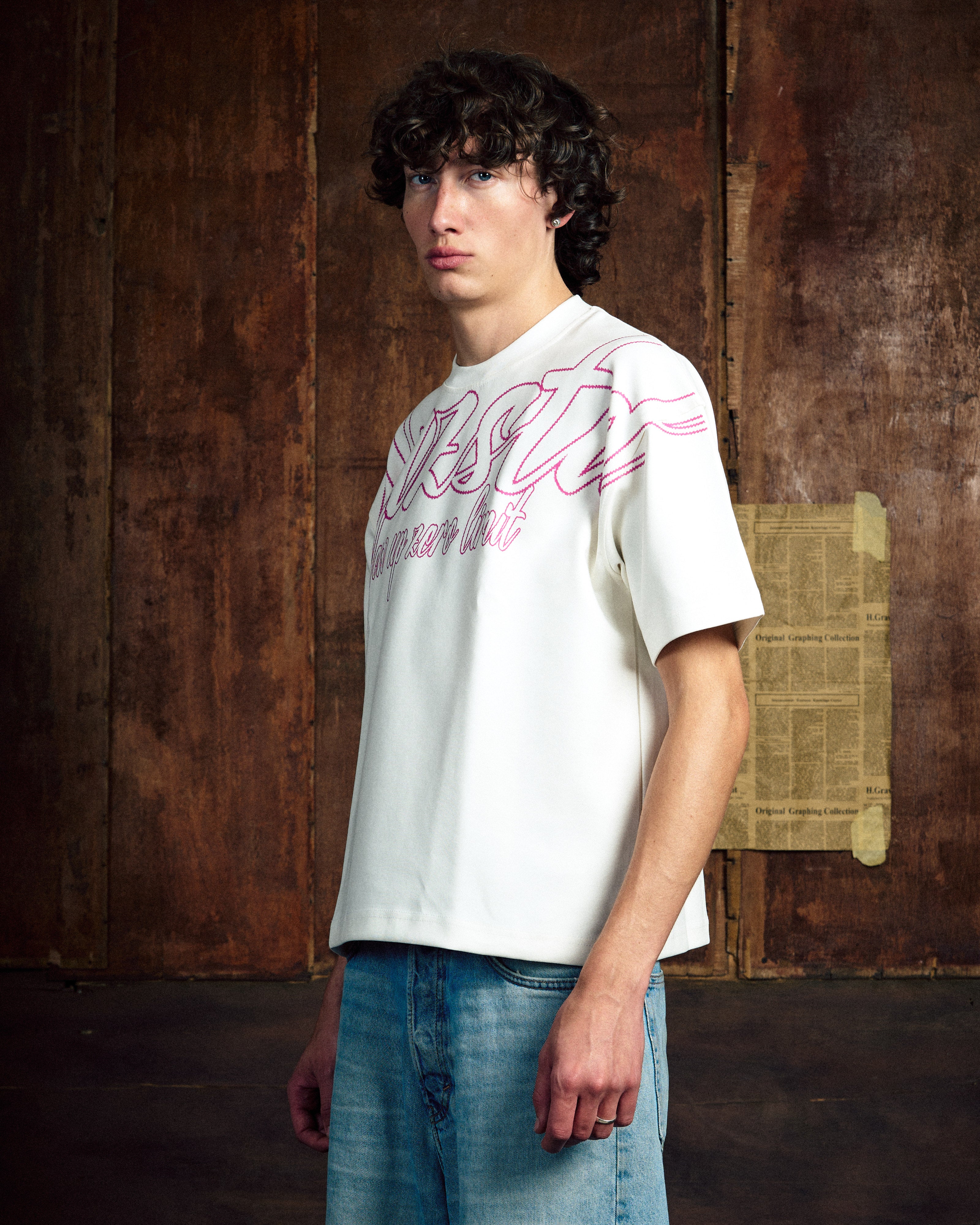 White NUZstd Tee