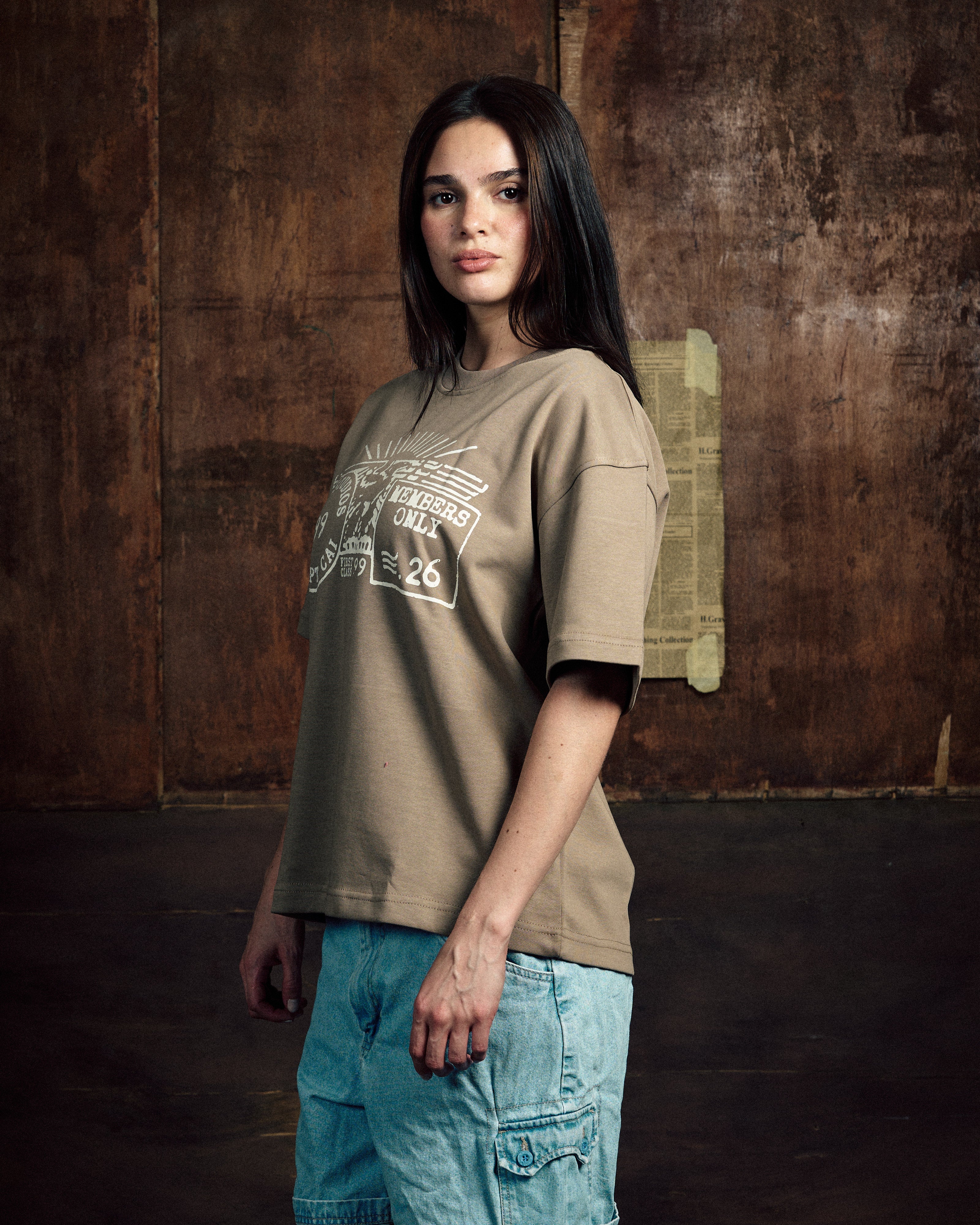 Brown Studio 99 Tee