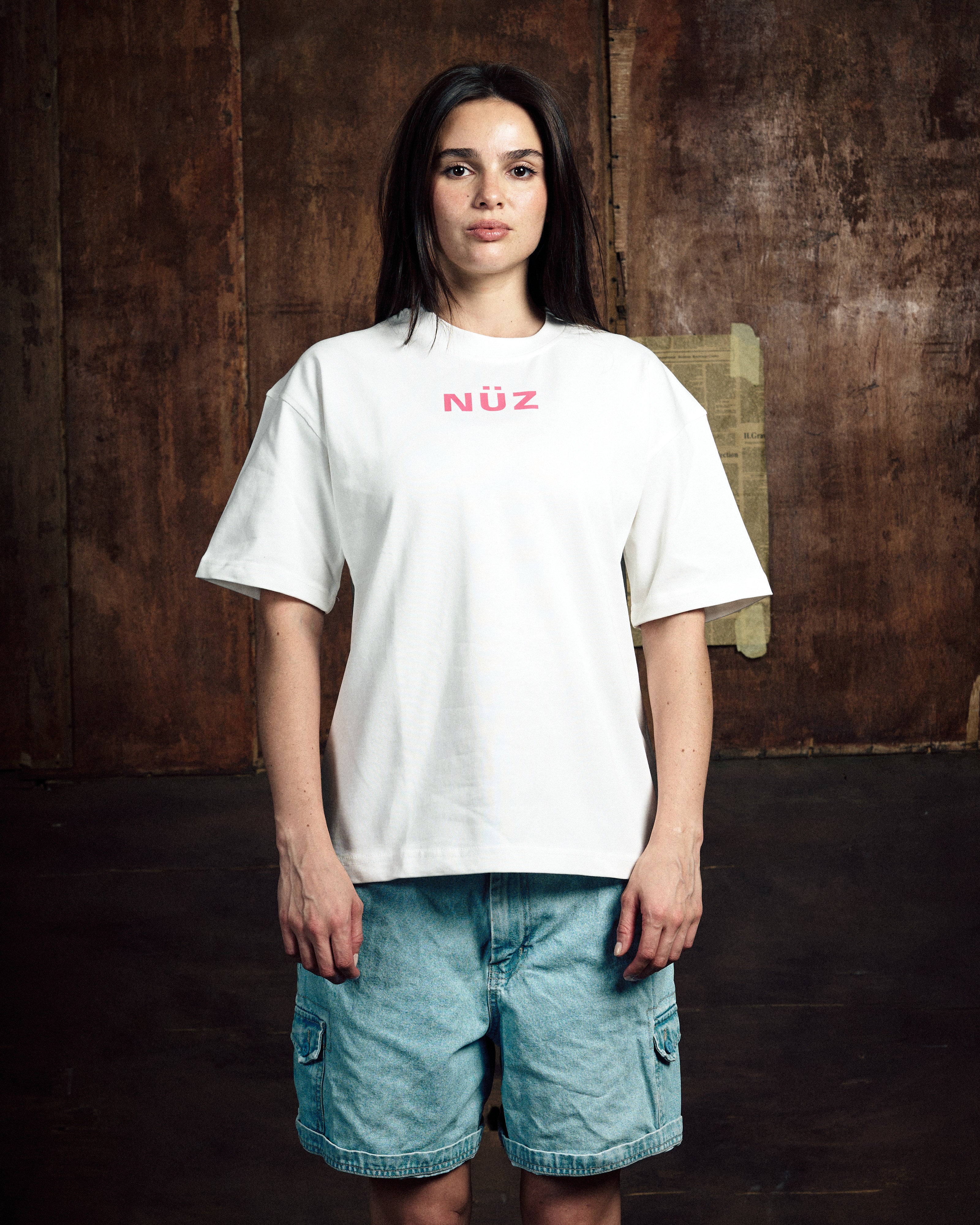 White Nuz Tee