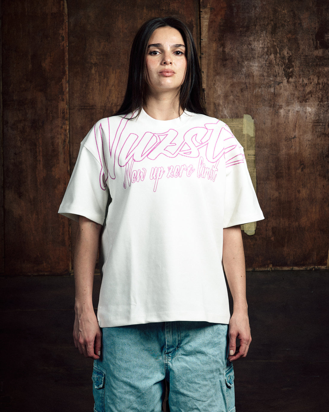 White NUZstd Tee